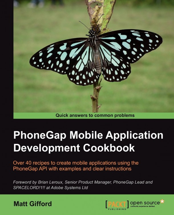 Matt Gifford Phonegap Mobile Application Development Cookbook